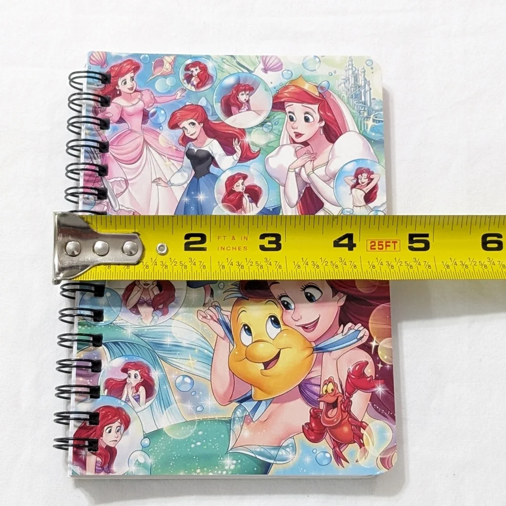Disney Little Mermaid Ariel Small Spiral Notebook, NEW